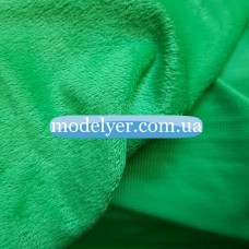 Ткань мех вельбо (зеленый)